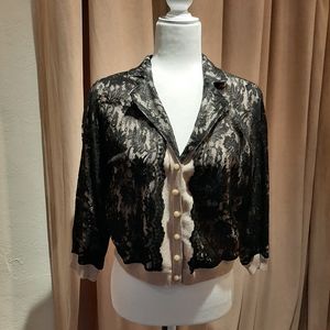 Newport News lace cardigan